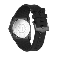 Laden Sie das Bild in den Galerie-Viewer, Philipp Plein Herren Uhr Analog Quarz THE $KULL KING schwarz PWLAA0522 Silikon