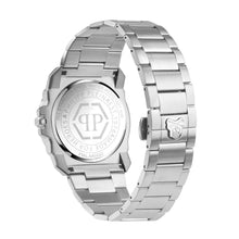 Laden Sie das Bild in den Galerie-Viewer, Philipp Plein Herren Uhr Analog Quarz THE $KULL KING silber PWLAA0622 Edelstahl