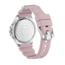 Laden Sie das Bild in den Galerie-Viewer, Philipp Plein Damen Uhr Analog Quarz THE $KULL 41MM Pink PWNAA1123 Silikon