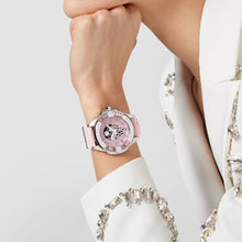 Laden Sie das Bild in den Galerie-Viewer, Philipp Plein Damen Uhr Analog Quarz THE $KULL 41MM Pink PWNAA1123 Silikon