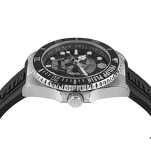 Laden Sie das Bild in den Galerie-Viewer, Philipp Plein Herren Uhr Analog Quarz THE $KULL DIVER PWOAA0122 Silikon