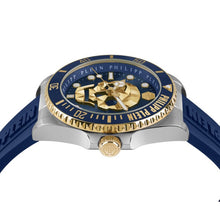 Laden Sie das Bild in den Galerie-Viewer, Philipp Plein Herren Uhr Analog Quarz THE $KULL DIVER PWOAA0222-1 Silikon