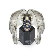 Laden Sie das Bild in den Galerie-Viewer, Philipp Plein Herren Uhr Analog Quarz THE $KULL DIVER PWOAA0722 Edelstahl