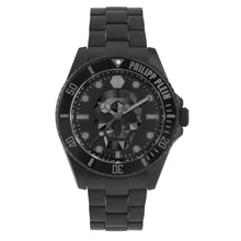 Laden Sie das Bild in den Galerie-Viewer, Philipp Plein Herren Uhr Analog Quarz THE $KULL DIVER PWOAA0922 Edelstahl