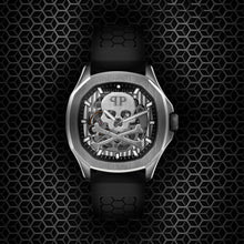 Laden Sie das Bild in den Galerie-Viewer, Philipp Plein Herren Uhr Automatik $KELETON $PECTRE PWRAA0123 Silikon
