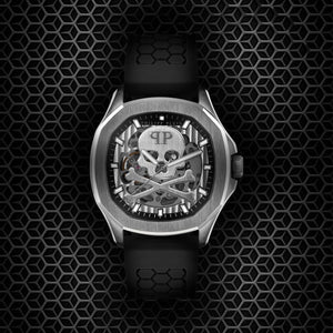 Philipp Plein Herren Uhr Automatik $KELETON $PECTRE PWRAA0123 Silikon