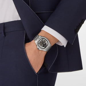 Philipp Plein Herren Uhr Automatik $KELETON $PECTRE PWRAA0223 Edelstahl