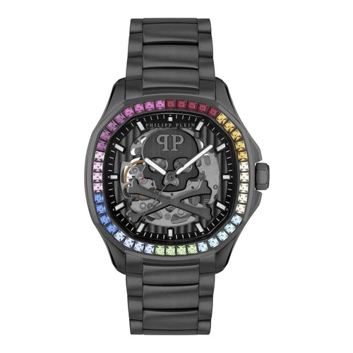 Philipp Plein Herren Uhr Automatik $KELETON $PECTRE PWRAA0823 Edelstahl