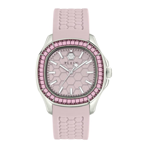 Philipp Plein Damen Uhr Analog Quarz $PECTRE LADY Pink PWTAA0123 Silikon