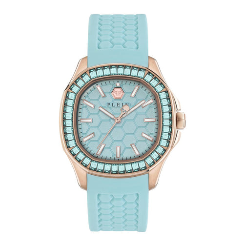 Philipp Plein Damen Uhr Analog Quarz $PECTRE LADY Blau PWTAA0323 Silikon