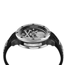 Laden Sie das Bild in den Galerie-Viewer, Philipp Plein Herren Uhr Automatik PLEIN RICH PWUAA0123 Silikon