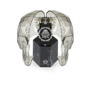 Philipp Plein Herren Uhr Automatik PLEIN RICH PWUAA0123 Silikon