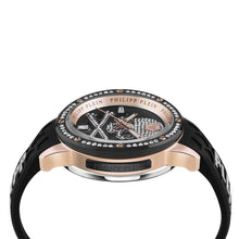 Laden Sie das Bild in den Galerie-Viewer, Philipp Plein Herren Uhr Automatik PLEIN RICH PWUAA0223 Silikon