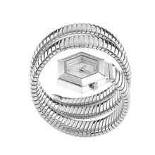 Laden Sie das Bild in den Galerie-Viewer, Philipp Plein Damen Uhr Analog Quarz SNAKE HEXAGON PWZAA0123 Edelstahl