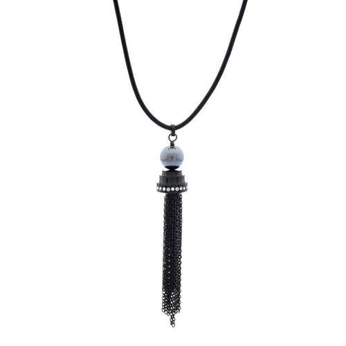 Misaki Damen Halskette Schwarz ODISSEY QCRPODISSEY