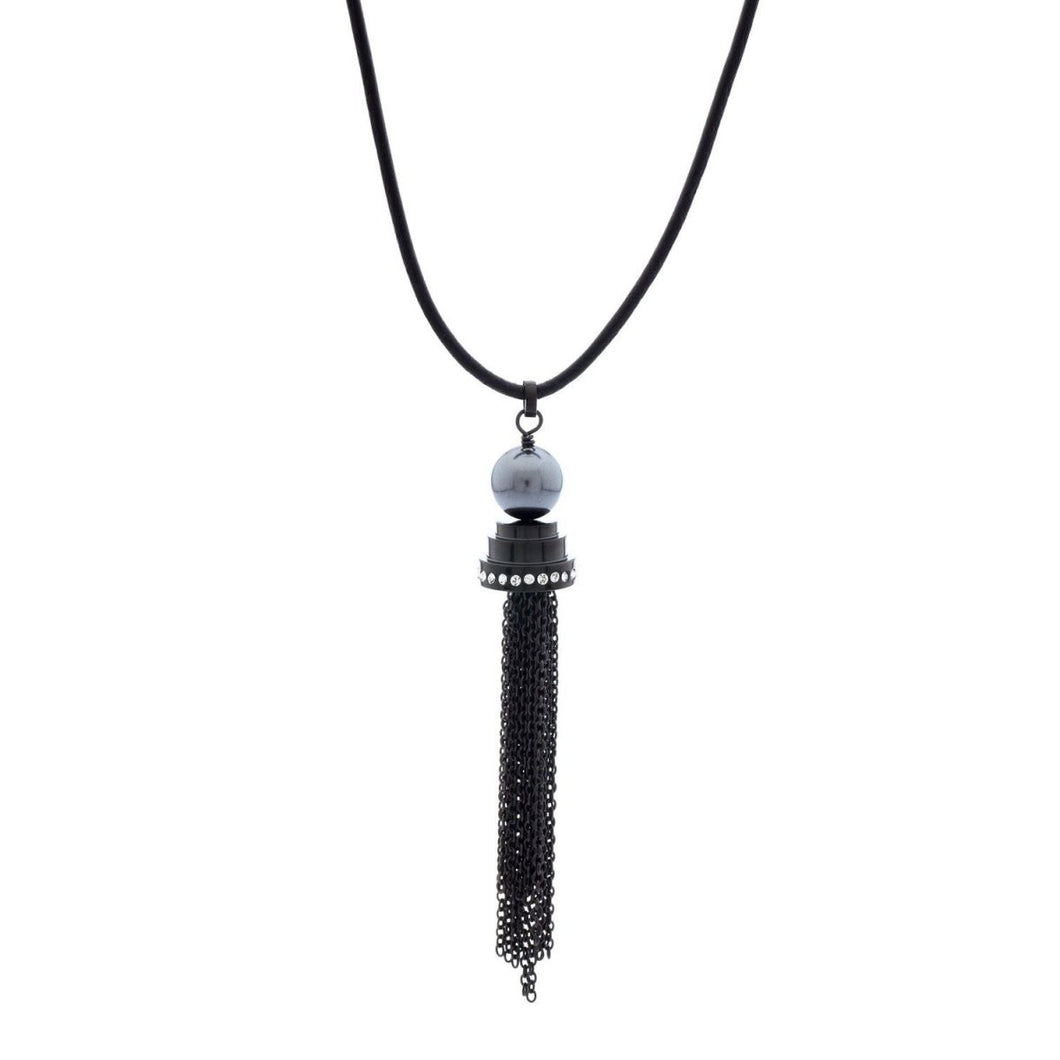 Misaki Damen Halskette Schwarz ODISSEY QCRPODISSEY