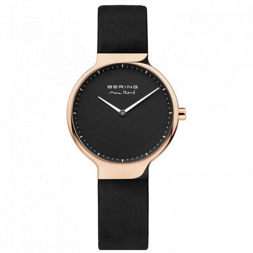 Bering Damen Uhr Armbanduhr Max René - RB3105-1 Leder schwarz