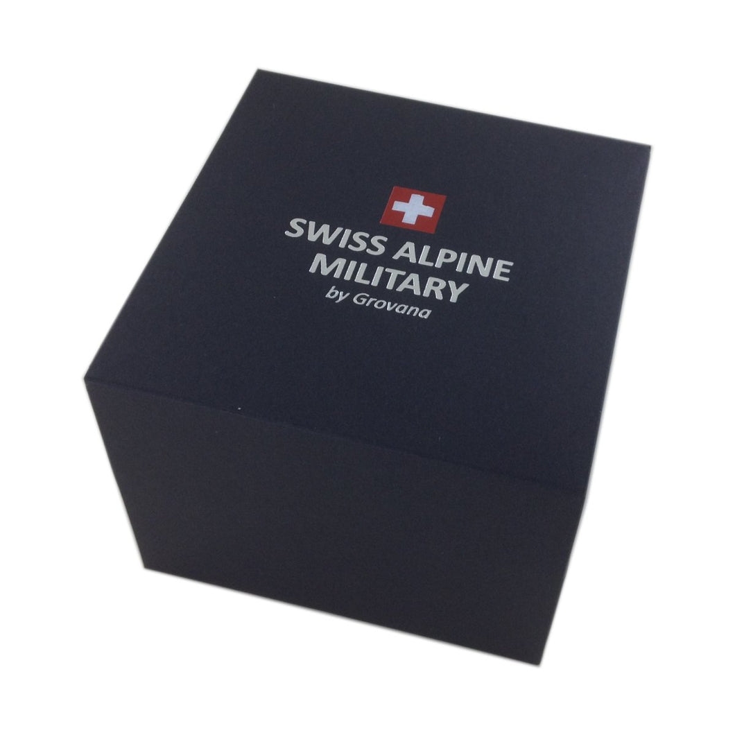 Swiss Alpine Military Herren Uhr Analog Quarz 7005.1137SAM Edelstahl