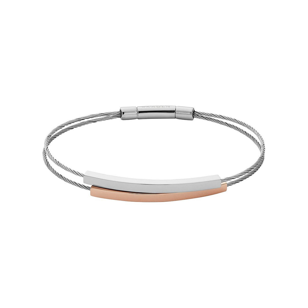 Skagen Damen Armband Armreif Edelstahl Silber Kariana SKJ1033998