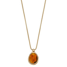 Laden Sie das Bild in den Galerie-Viewer, Skagen Damen Kette Halskette Edelstahl Sea Glass Gold SKJ1736710