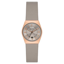 Laden Sie das Bild in den Galerie-Viewer, Skagen Damen Uhr Armbanduhr Grenen Leder SKW3052