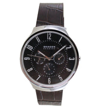 Laden Sie das Bild in den Galerie-Viewer, Skagen Herren Uhr Armbanduhr Grenen Leder SKW6536