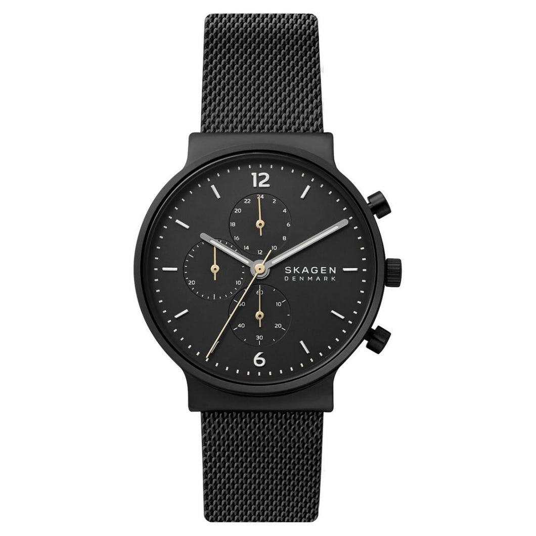 Skagen Herren Uhr Armbanduhr Chronograph Edelstahl SKW6762