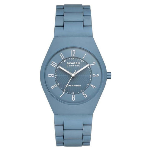 Skagen Herren Uhr Armbanduhr Solar Grenen Kunststoff SKW6812