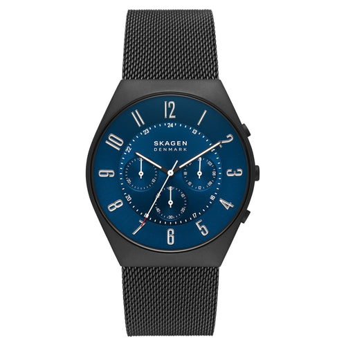 Skagen Herren Uhr Armbanduhr Chronograph Grenen Edelstahl SKW6841