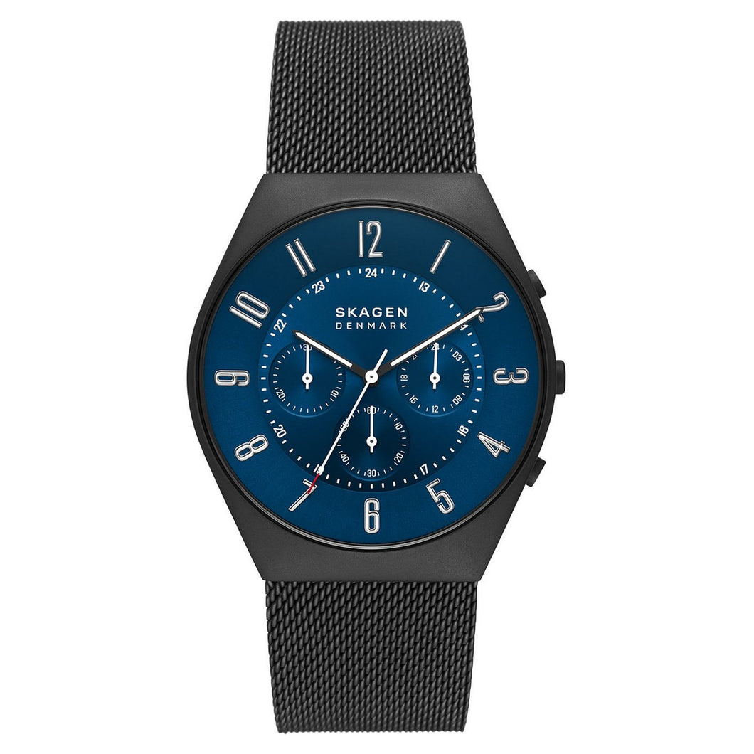 Skagen Herren Uhr Armbanduhr Chronograph Grenen Edelstahl SKW6841