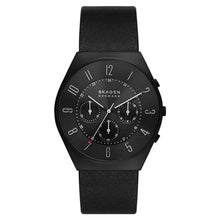 Laden Sie das Bild in den Galerie-Viewer, Skagen Herren Uhr Chronograph Armbanduhr Grenen Leder SKW6843-1