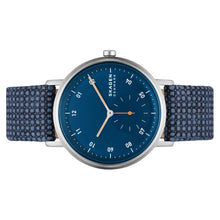 Laden Sie das Bild in den Galerie-Viewer, Skagen Herren Uhr Armbanduhr Kuppel Edelstahl Textil SKW6894