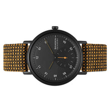 Laden Sie das Bild in den Galerie-Viewer, Skagen Herren Uhr Armbanduhr Kuppel Edelstahl Textil SKW6895