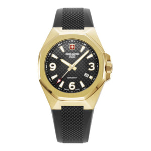 Swiss Alpine Military Herren Uhr Analog Quarz 7005.1817SAM Silikon