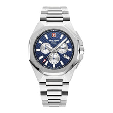 Laden Sie das Bild in den Galerie-Viewer, Swiss Alpine Military Herren Uhr Chronograph Analog Quarz 7005.9135SAM Edelstahl