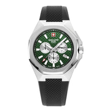 Laden Sie das Bild in den Galerie-Viewer, Swiss Alpine Military Herren Uhr Chronograph Analog Quarz 7005.9834SAM Silikon
