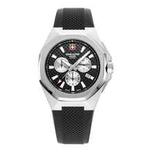 Laden Sie das Bild in den Galerie-Viewer, Swiss Alpine Military Herren Uhr Chronograph Analog Quarz 7005.9837SAM Silikon