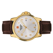 Laden Sie das Bild in den Galerie-Viewer, Swiss Alpine Military Herren Uhr Analog Quarz 7011.1512SAM Leder
