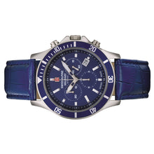 Laden Sie das Bild in den Galerie-Viewer, Swiss Alpine Military Herren Uhr Chronograph Analog Quarz 7022.9535SAM Leder