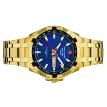 Laden Sie das Bild in den Galerie-Viewer, Swiss Alpine Military Herren Uhr Analog Quarz 7043.1115SAM Edelstahl