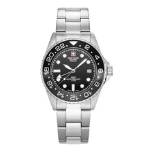 Laden Sie das Bild in den Galerie-Viewer, Swiss Alpine Military Herren Uhr Analog Quarz 7052.1122SAM Edelstahl