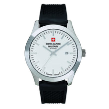 Laden Sie das Bild in den Galerie-Viewer, Swiss Alpine Military Herren Uhr Analog Quarz 7055.1833SAM Silikon