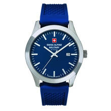 Laden Sie das Bild in den Galerie-Viewer, Swiss Alpine Military Herren Uhr Analog Quarz 7055.1835SAM Silikon