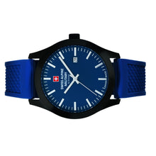 Laden Sie das Bild in den Galerie-Viewer, Swiss Alpine Military Herren Uhr Analog Quarz 7055.1875SAM Silikon