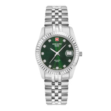 Laden Sie das Bild in den Galerie-Viewer, Swiss Alpine Military Damen Uhr Analog Quarz 7716.1234SAM Edelstahl