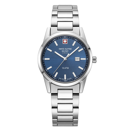 Swiss Alpine Military Damen Uhr Analog Quarz 7767.1135SAM-1 Edelstahl