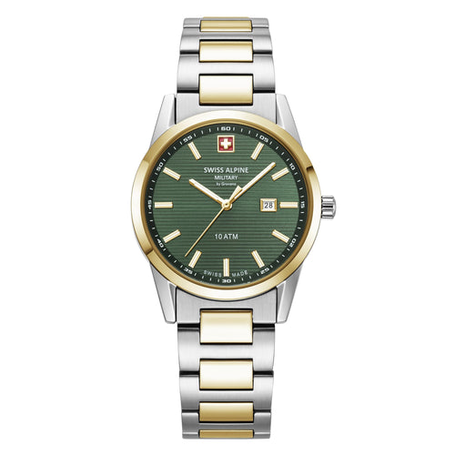 Swiss Alpine Military Damen Uhr Analog Quarz 7767.1144SAM Edelstahl