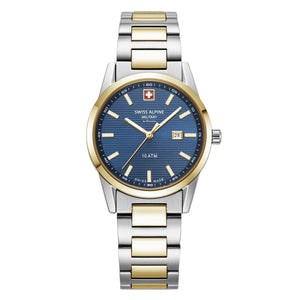 Swiss Alpine Military Damen Uhr Analog Quarz 7767.1145SAM Edelstahl