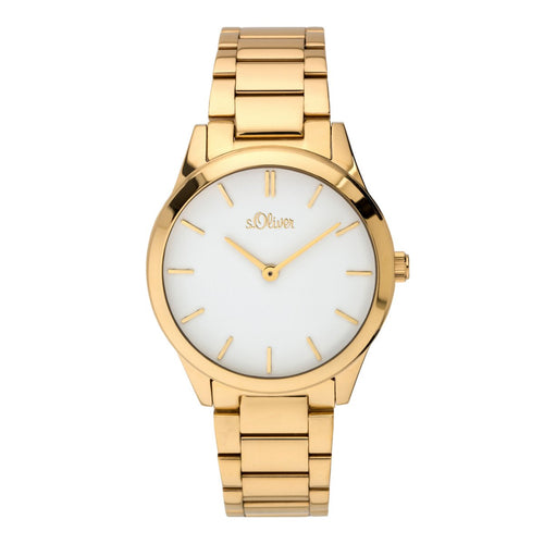 s.Oliver Herren Uhr Armbanduhr Edelstahl SO-3625-MQ