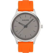 Laden Sie das Bild in den Galerie-Viewer, s.Oliver Herren Uhr Armbanduhr Silikon SO-4404-PQ